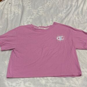 Champion Light Pink Graphic Tee